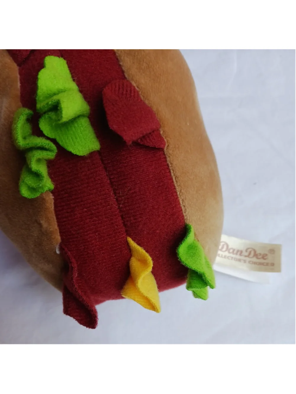 Dandee Collectors Choice Toys Plush Taco Smiling Face 6”